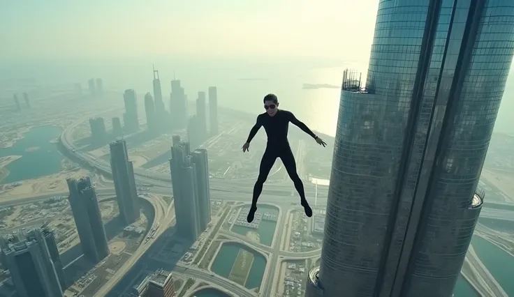 Jump out in Burj Khalifa tower