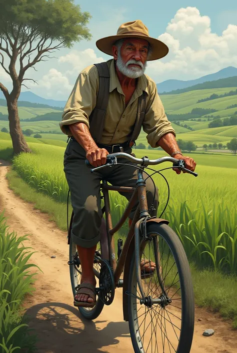 Ek Budha Kisan aur uska cycle