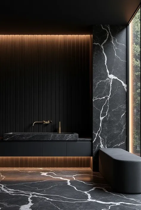 Black and Marble design