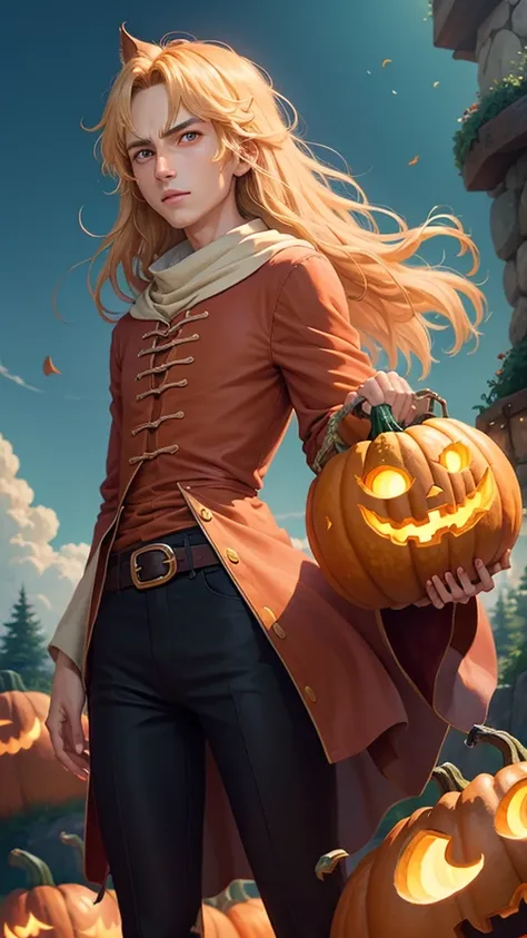 Howl of the Pumpkin Ghibli Movie　male