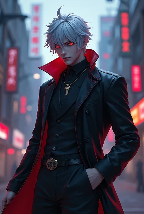 Japanese mix Korean,solo leveling mix dmc5 vergil looking a front viewer with fgo art style mix venom studio art style,8k HDR resolution with 8k masterpiece,high 8k all details,8k hdr effect,with dmc5 demonic eyes,anime art style 8k,bleach anime studio art...