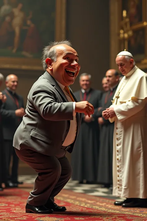 Father Fábio de Melo shaking his ass for the Pope 