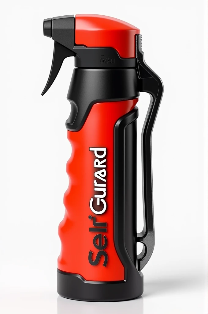 Create a chilli pepper spray bottle for self defence and the product should be " Self Guard"