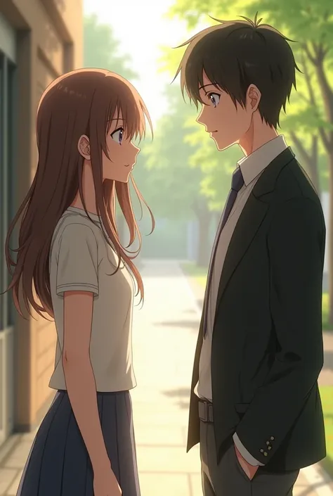 Create a real human version of chizuru and ryu from kimi ni todoke anime