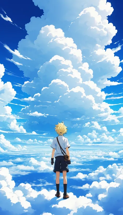 cloud、4K、Anime Style、クオリティー高いcloud