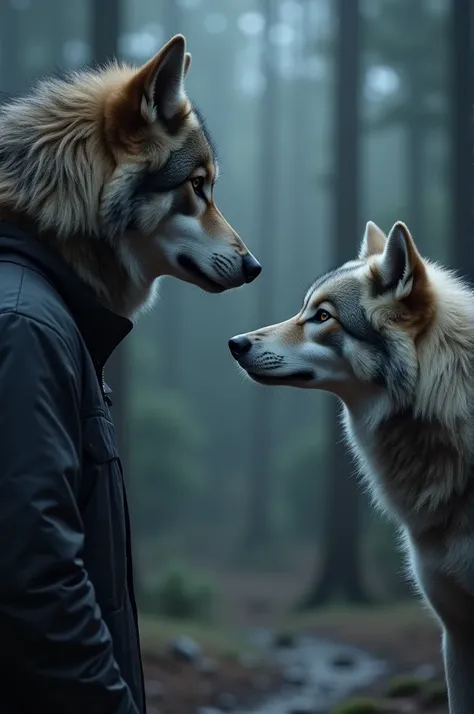  sigma male 
Staring at wolf without scaring 