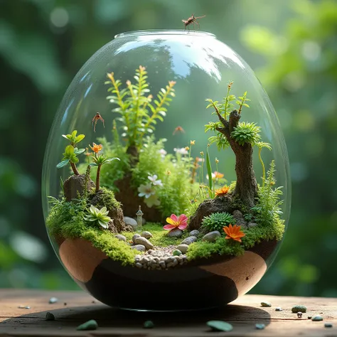 Life in terrarium