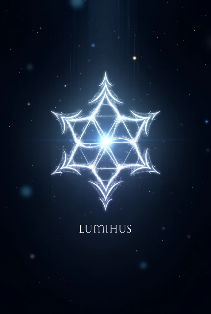 Generate a symbol with the name lumihus now put the name lumihus inside the image
 
