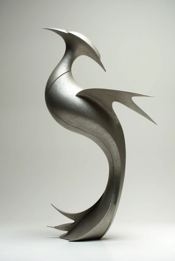 Abstract bird sculpture