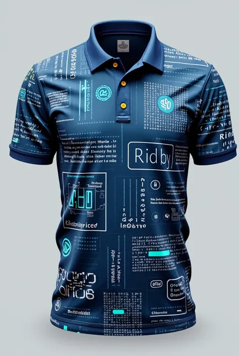 Polo shirt for school promotion programmer version with many designs 