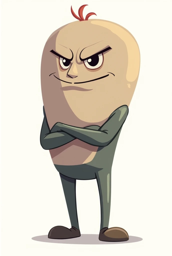 Smirking face Bullet standing while folded hands cartoon png