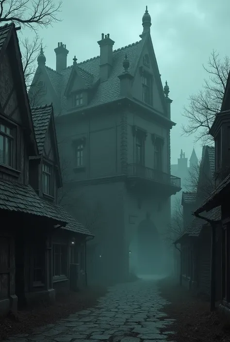 
Write me a good prompt related to this story so tha
"An eerie old mansion in a dark village corner,