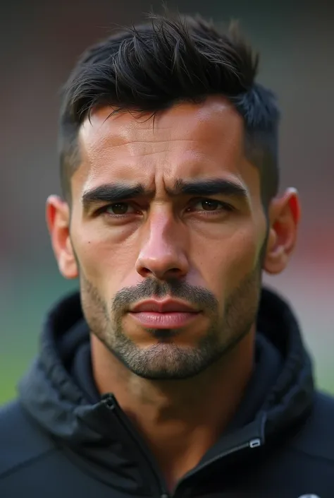 A face of a young Portuguese coach for career mode