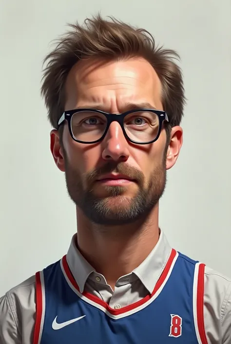 The Facebook creator, a basketball player and nerd glasses wearer