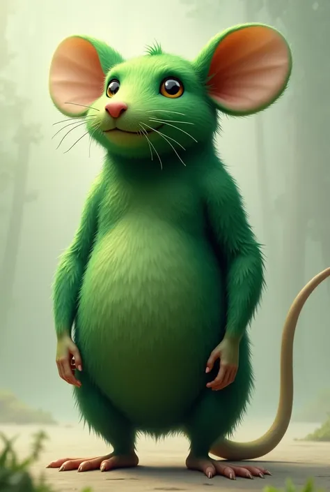 Green mouse size 1m80 