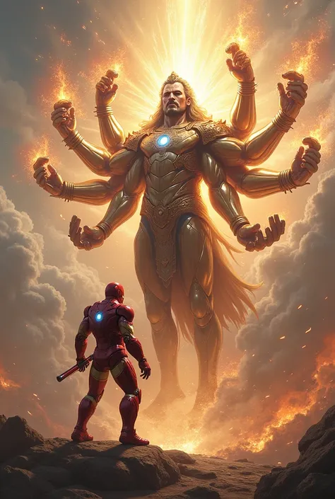  Iron man vs lord Vishnu  behram rup

