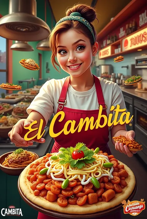 Create advertising for fast food El Cambita