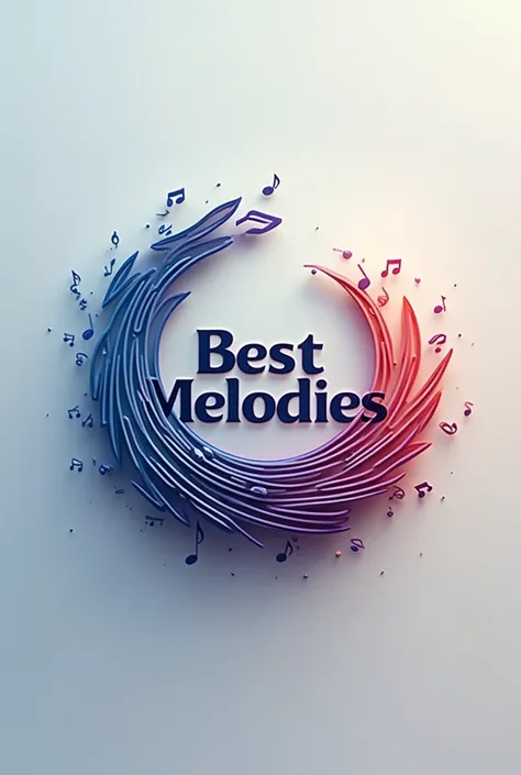 Create a logo for a music-focused page with the name "Best Melodies"