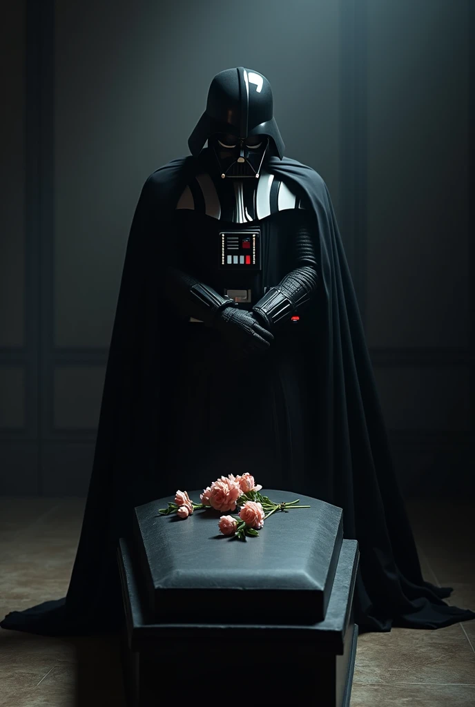 I want Darth Vader crying looking at his wife&#39;s coffin