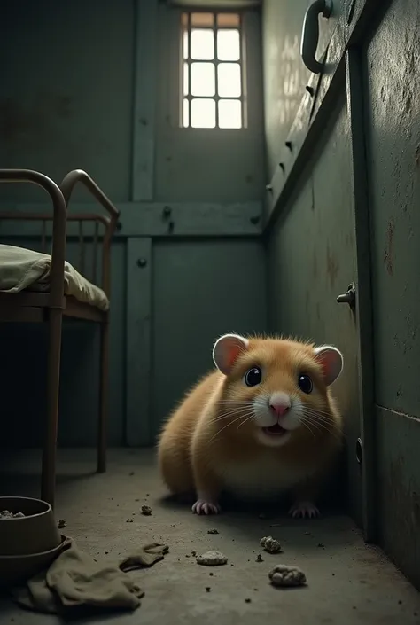 Hamster in prison
