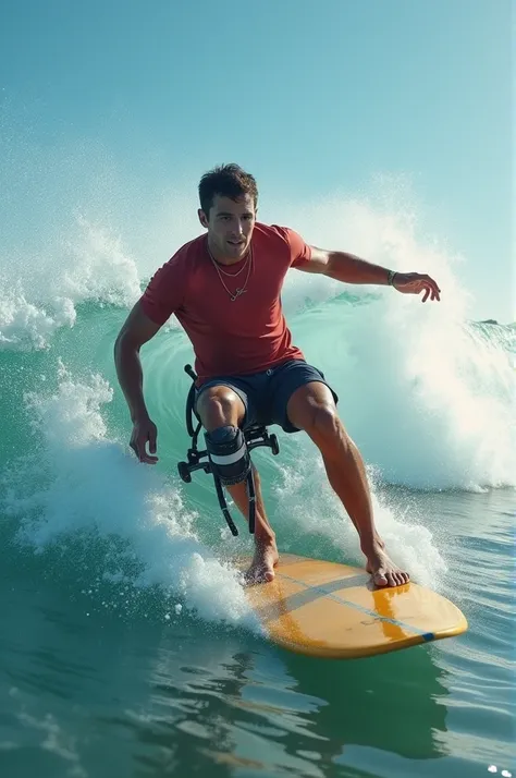 Lucas has always been passionate about adventures and extreme sports, especially surfing. After an accident that left him paraplegic, he found himself facing the biggest challenge of his life. but, determined not to give up, he finds a way to get back to t...