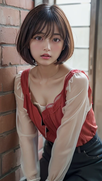 ((software: 1.4)),((Detailed face, Professional photography)), ((software, Red camisole)), Ultra-high resolution, (Realistic: 1.4), RAW Photos, Best Quality, (PhotoRealistic Stick), concentrated, Soft Light, ((Bobcut)), ((Japanese)), (( (Young Face))), (De...