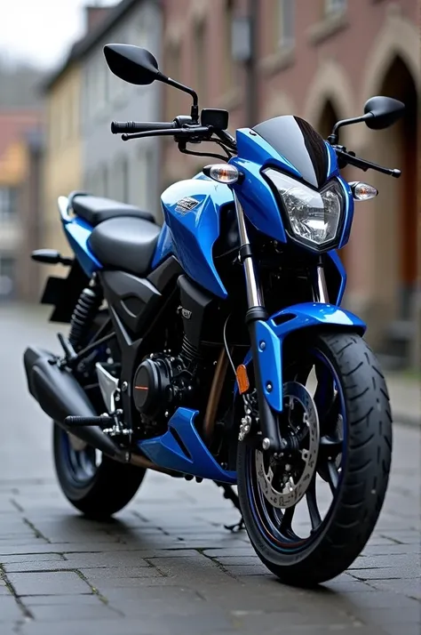 Give me a design for an xtz 125 with blue and black
