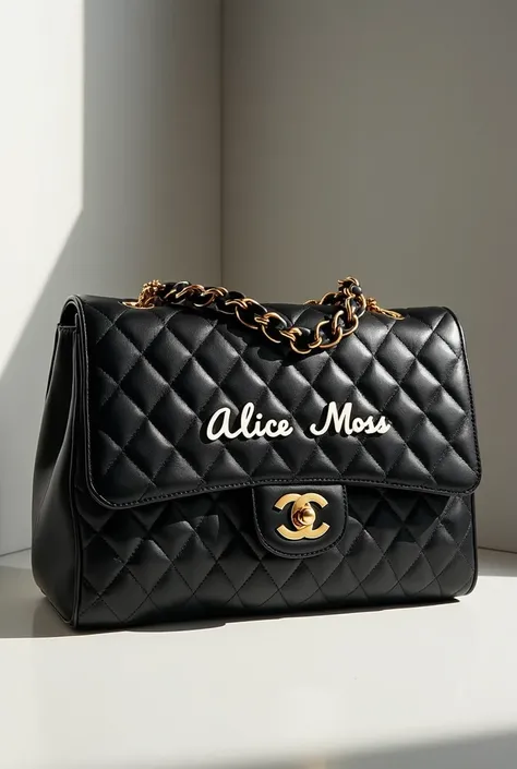 Chanel bag with Alice Moss name
