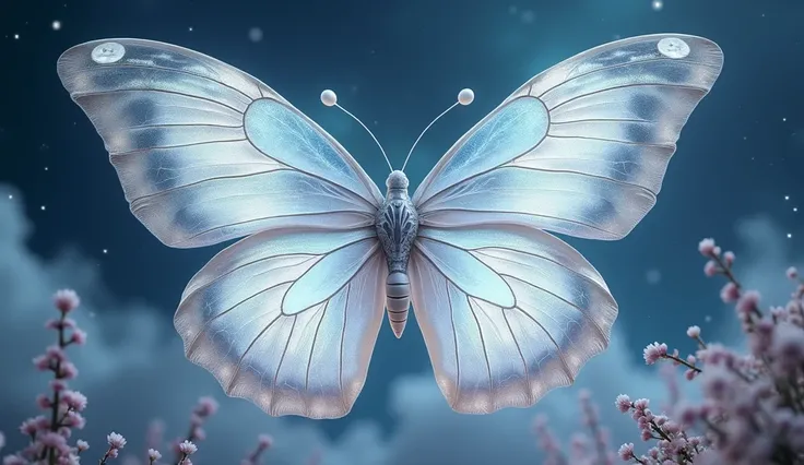 The moon-winged butterfly