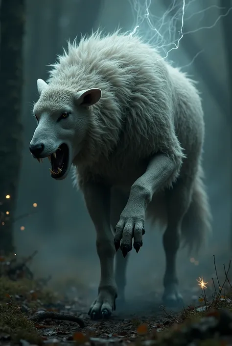 Transformation of a sheep into a wolf