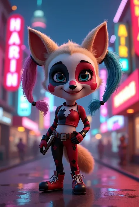 Hyenagirl Harley Quinn. Pixar, 