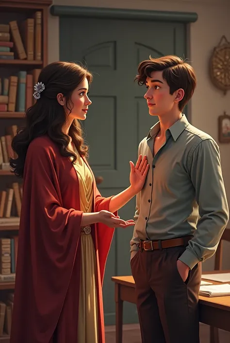 Teacher Sofia appears to congratulate him and explains that the real treasure was his understanding of mathematics., that will allow him to protect the kingdom forever.