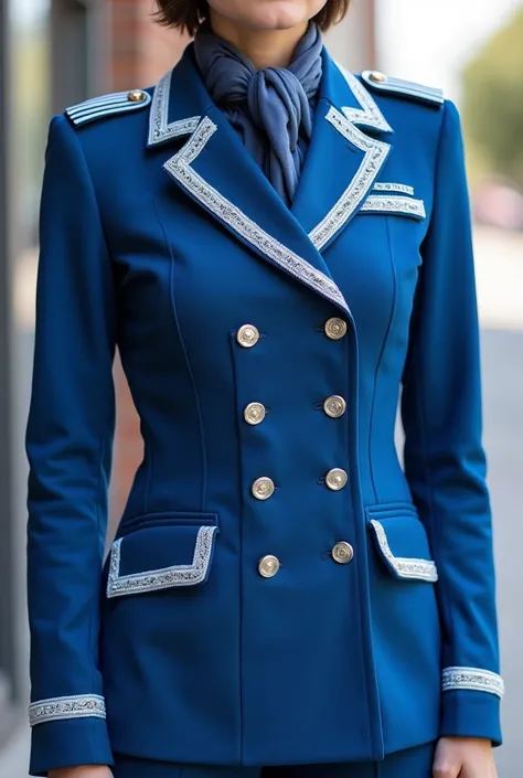 I wanted to make a uniform with the colors blue and white with blue being the main color, very pretty.