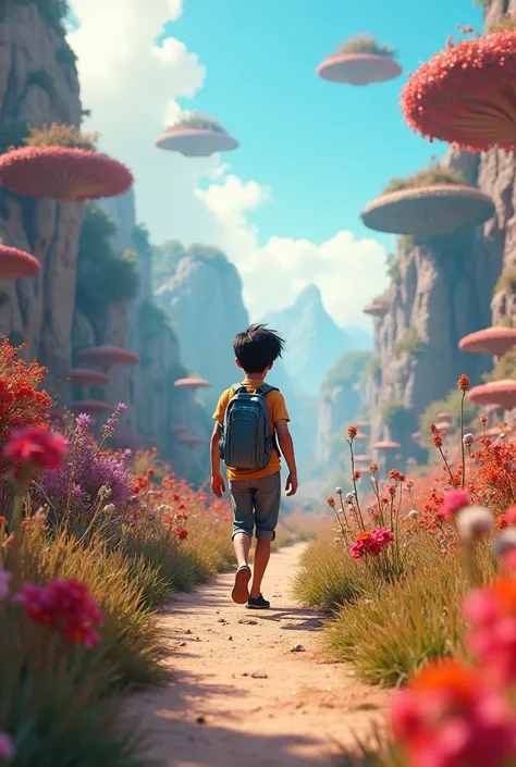  pixar animation programmer walking on an endless trail