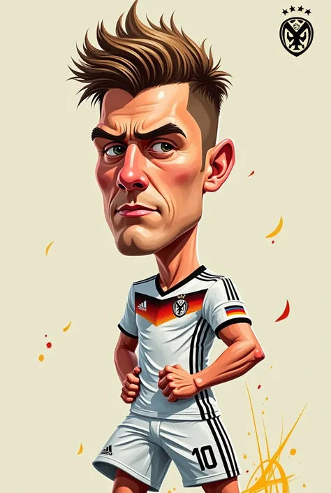 A cartoon of Toni Kroos