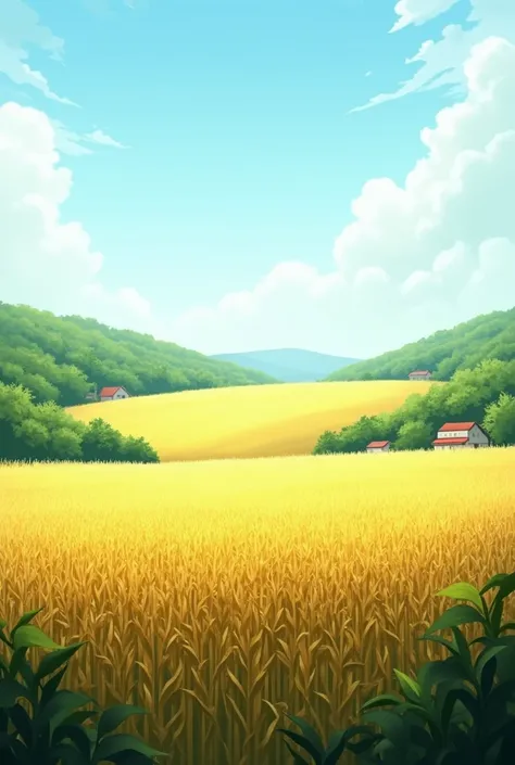 Rural landscape based on corn but keep it simple
