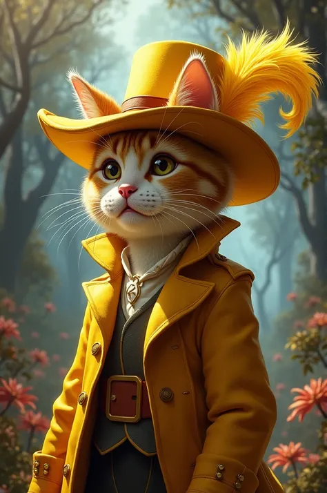 Puss in boots and yellow hat 