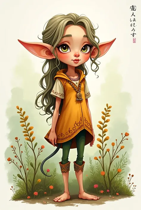 Draw me a doodle of an elf
