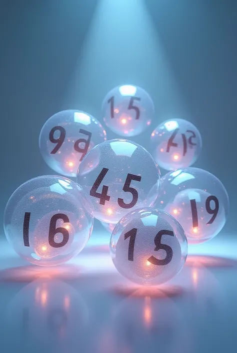 Among the numbers 1-45 , Six random numbers , Lotto Ball , Suspendedly