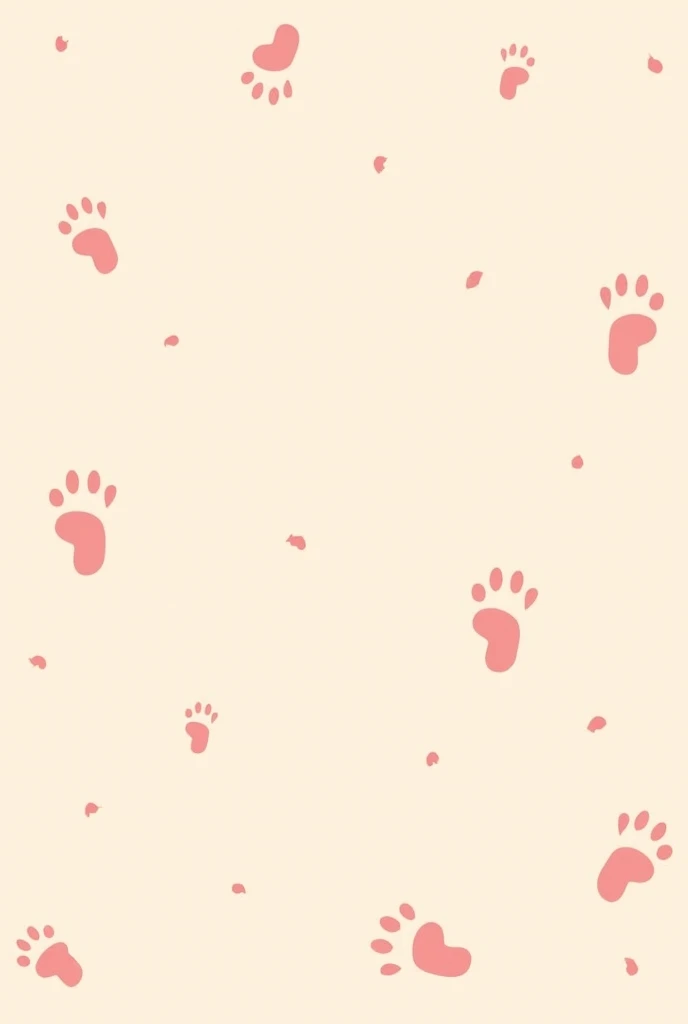 I want a background with different red farm animal footprints