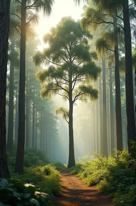 magazine cover, eucalyptus forest 