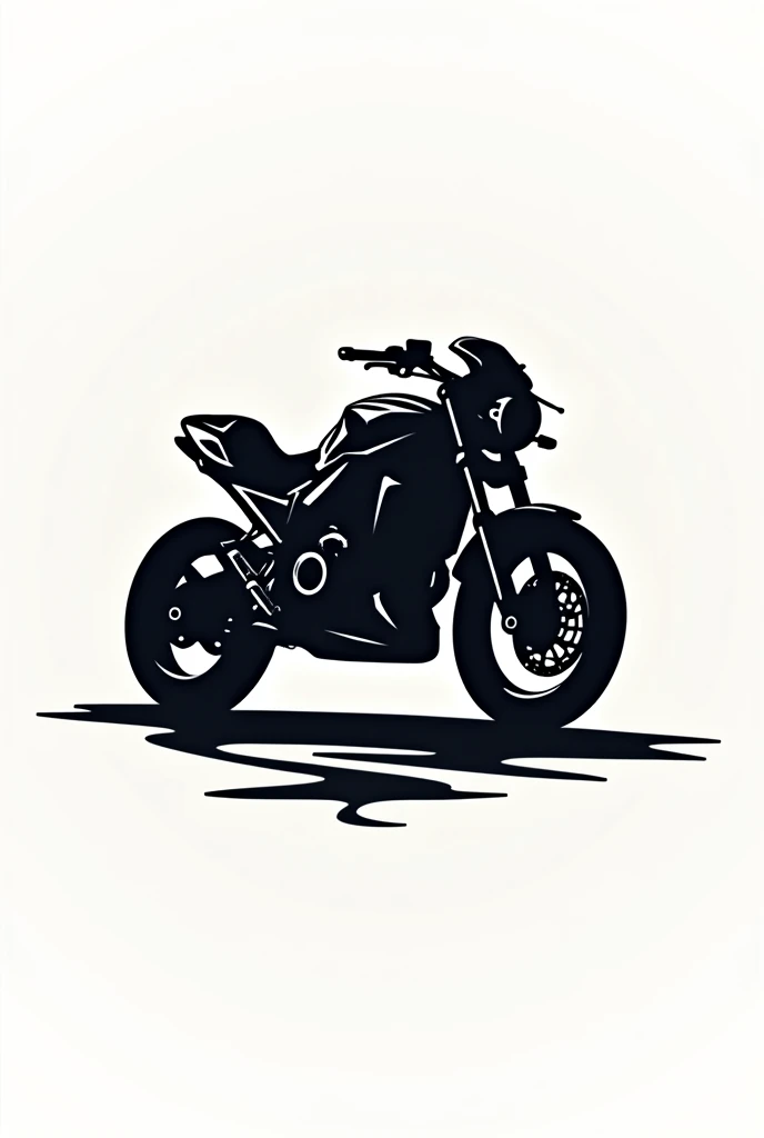 Make a vector logo for a motorcycle workshop