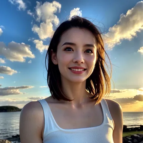 (Realistic, 超Realistic:1.4), 16K HDR, High resolution,((Whiskey Glass)),((Whiskey Bottle)),((Whiskey Glass)),Happy Smile、Short Hair,The best smile、Japanese Actress,so beautiful(It looks like the real thing),Evening Dresses,Cocktail Dresses、Whiskey Bottle、T...