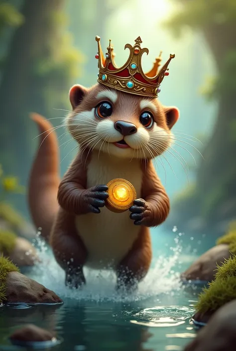 A thieving king animal otter