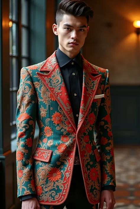 Rare men&#39;s clothing, with extravagant designs, juveniles, out of the ordinary more design