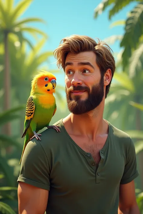 Budgie and chris Hemsworth 