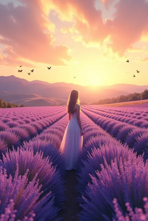 Lavender fields are a soothing space