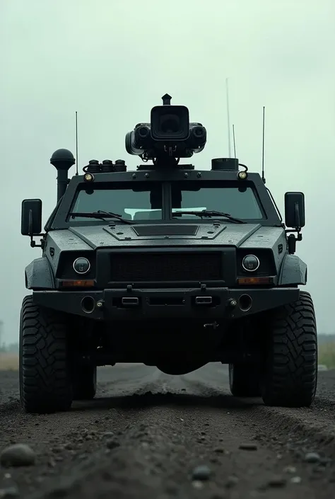 US Marine Corps vehicle. image with a horror scope
