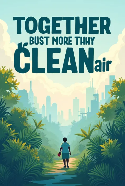 Make me a poster slogan about together for clean air act