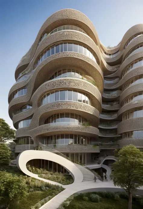 Architectural Design, building like a pregnant